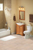Marble Tile Collection Crema Marfil Honed Select 12"x12" Room Scene