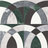 Daltile Eclessia Marble Mosaic Arches Cristallo