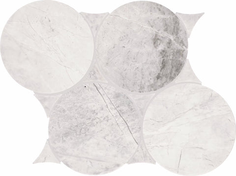 Daltile Eclessia Marble Mosaic Circle 10x12