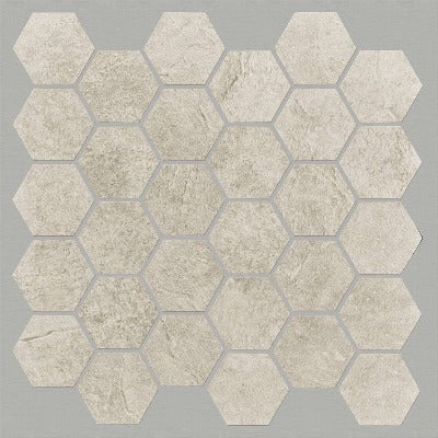 Shaw Tile Crown Beige Hexagon Mosaic