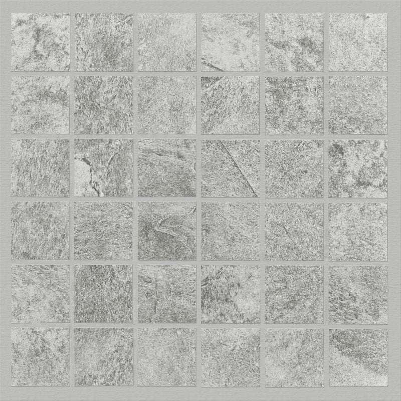 Shaw Tile Crown Grey Mosaic