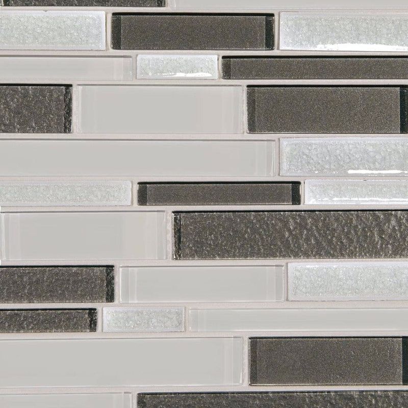 Daltile Crystal Shores Diamond Delta CS93 Random Linear Mosaic