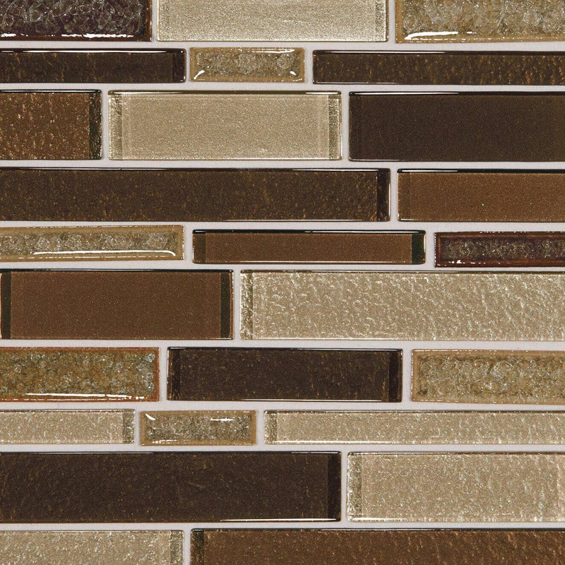 Daltile Crystal Shores Copper Coast CS97 Random Linear Mosaic