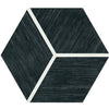 Daltile Bee Hive Medley Hexagon 8 1/2x10 Cube Negative