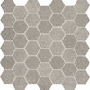 Daltile Raine Hexagon Cumulus Grey