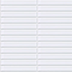 Daltile Color Wave Straight Joint 1x6 Ice White