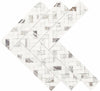 Daltile Eclessia Marble Mosaic Double Herringbone Volakas