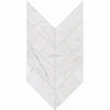 Daltile Marble Attache Lavish Mosaic Chevron Diamond Carrara