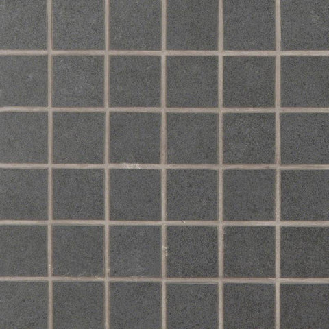 Dimensions Porcelain Tile Collection Graphite - 2"x2" Mosaic Swatch