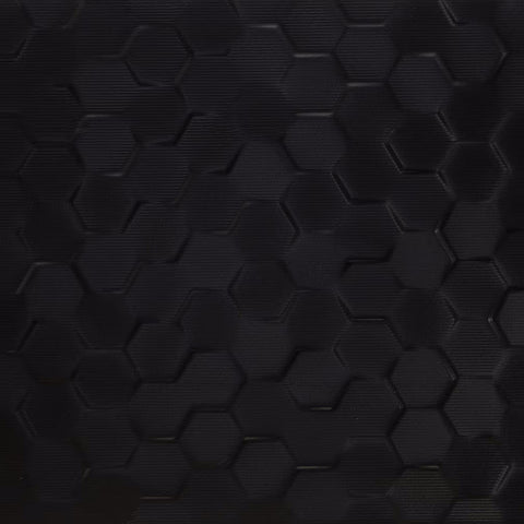 Daltile Multitude Rectangle Hexagon Domino Black