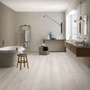 Havenwood Porcelain Tile Collection Dove Wood - 8"x36" Room Scene