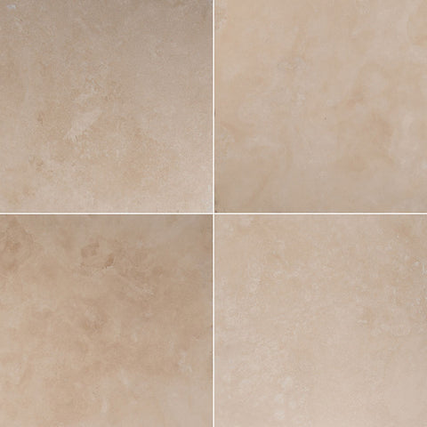 Travertine Tile Collection Durango Cream 18"x18" Swatch