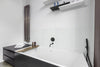Dymo Ceramic Tile Collection Pattern White Glossy - 12"X24" Room Scene