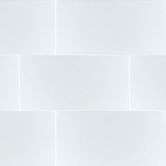 Dymo Ceramic Tile Collection Pattern White Glossy - 12"X24" Swatch