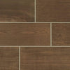 Daltile Emblem Brown EM04 7"x20" Swatch