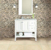 Travertine Tile Collection Tuscany Ivory 18"x18" Room Scene