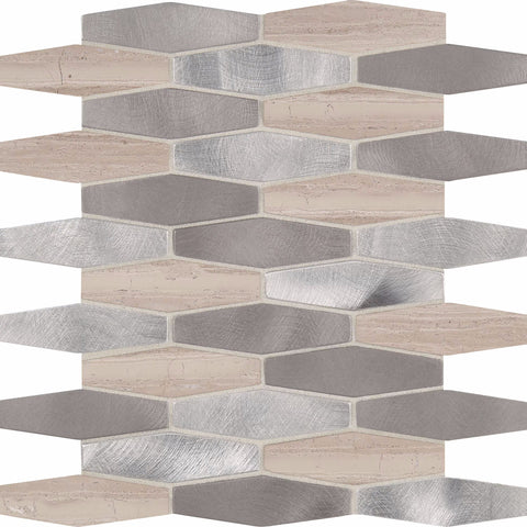 Daltile Infinite Mirage Hexagon 1x4 Endless Reverie