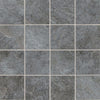 Daltile Continental Slate Mosaic Straight Joint 3x3 English Grey