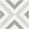 Tile Collection Soho 10x10 Cubic Pattern Mosaic Tile Evening Blend Swatch