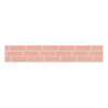 Shaw Tile Geoscapes First Lady Pink Linear Mosaic