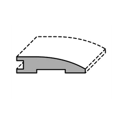 Shaw Landmark Sliced Hickory Trim Flush Reducer