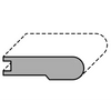 Shaw Landmark Sliced Hickory Trim Flush Stairnose