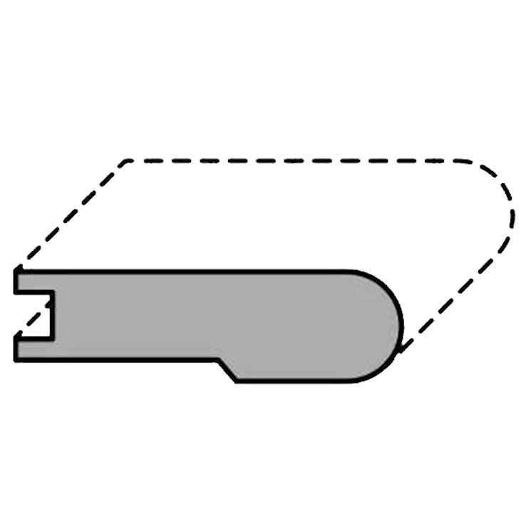 Shaw Landmark Sliced Hickory Trim Flush Stairnose