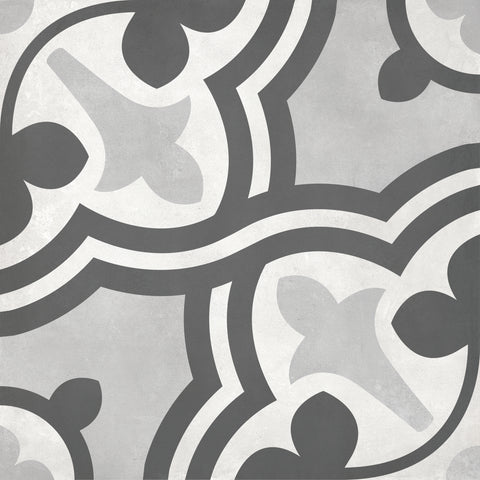 Tile Collection Form 8x8 Baroque Decorative Tile Ice