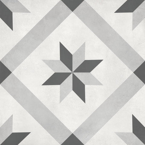 Tile Collection Form 8x8 Compass Decorative Tile Ice