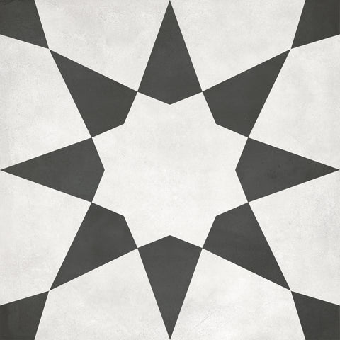 Tile Collection Form 8x8 Stellar Decorative Tile Monochrome