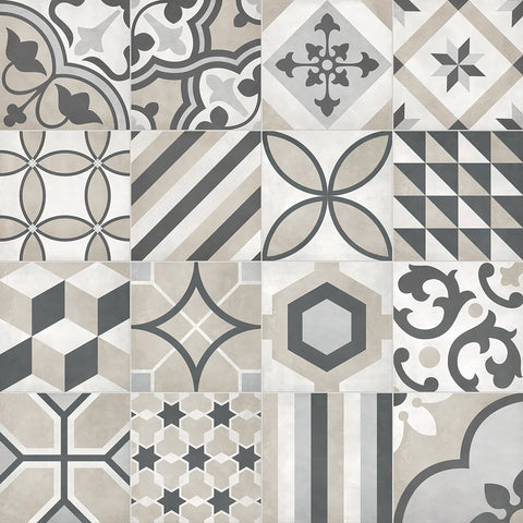 Tile Collection Form 8x8 Blend Decorative Tile Sand