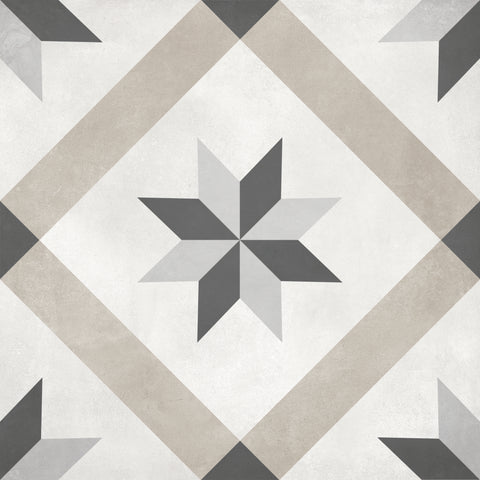 Tile Collection Form 8x8 Compass Decorative Tile Sand