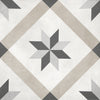 Tile Collection Form 8x8 Compass Decorative Tile Sand