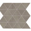 Daltile Chord Mosaic Triangle 3x3 Forte Grey
