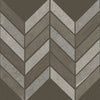 Shaw Tile Boca Foussana Gray Chevron