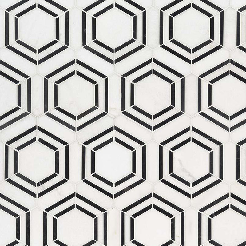 Marble Tile Collection Georama Nero Polished - 12
