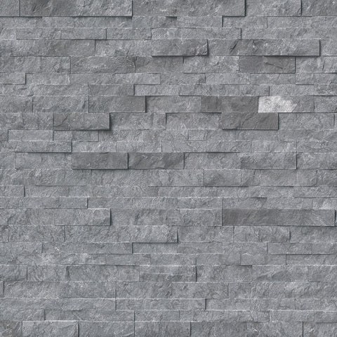 MSI Ledgestone Veneer - Glacial Grey Panel - Split Face Swatch