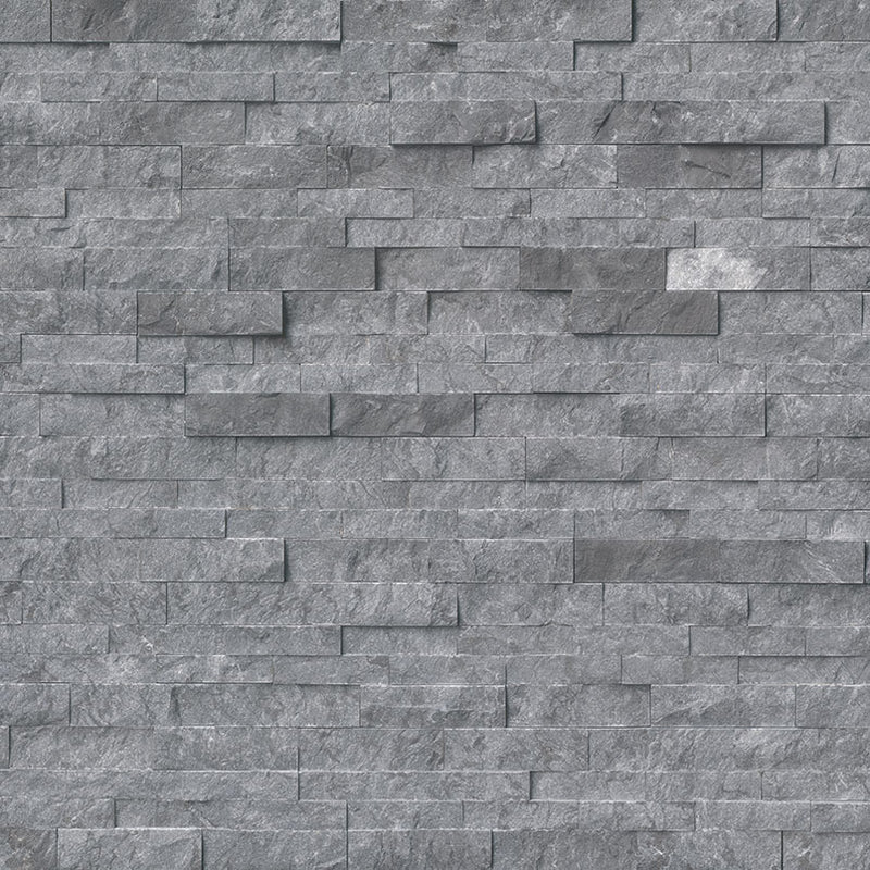 MSI Ledgestone Veneer - Glacial Grey Panel - Split Face