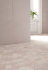 Marble Tile Collection White Oak Honey Comb 2" Hexagon Room Scene