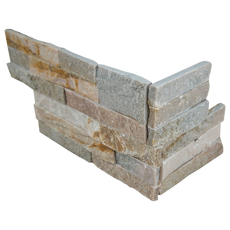 MSI Ledgestone Veneer - Golden Honey Corner - Split Face
