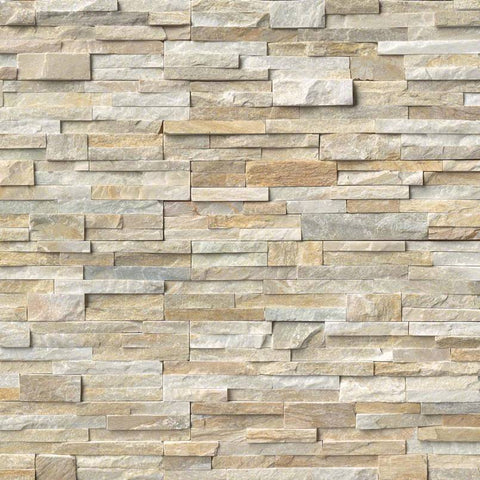MSI Ledgestone Veneer - Golden Honey Panel - Split Face Swatch