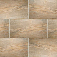 Quartize Tile Collection Golden White - 12"x24"  Swatch