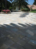 Quartize Tile Collection Golden White - 12"x24"  Outdoor Scene