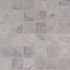 Napa Ceramic Tile Collection Gray- 2"x2" Mosaic Swatch