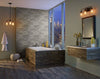 MSI Ledgestone Veneer - Gray Oak 3D Panel - Honed Room Scene
