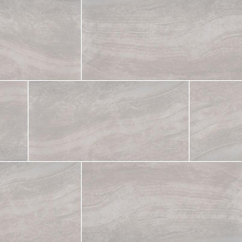 Praia Porcelain Tile Collection Grey - 12"x24"
