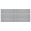 Daltile Stencil Rectangle Half Moon 4x12 Grey