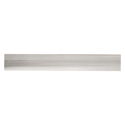 Watercolor Porcelain Tile Collection Grigio - 3.5"x24" Bullnose