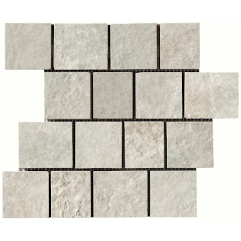 Paramount Tile Molo Audace Gringio Di Scotta 12" x 12" Mosaic Swatch
