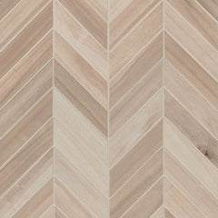 Havenwood Porcelain Tile Collection Beige Wood - 12"x15" Chevron Swatch
